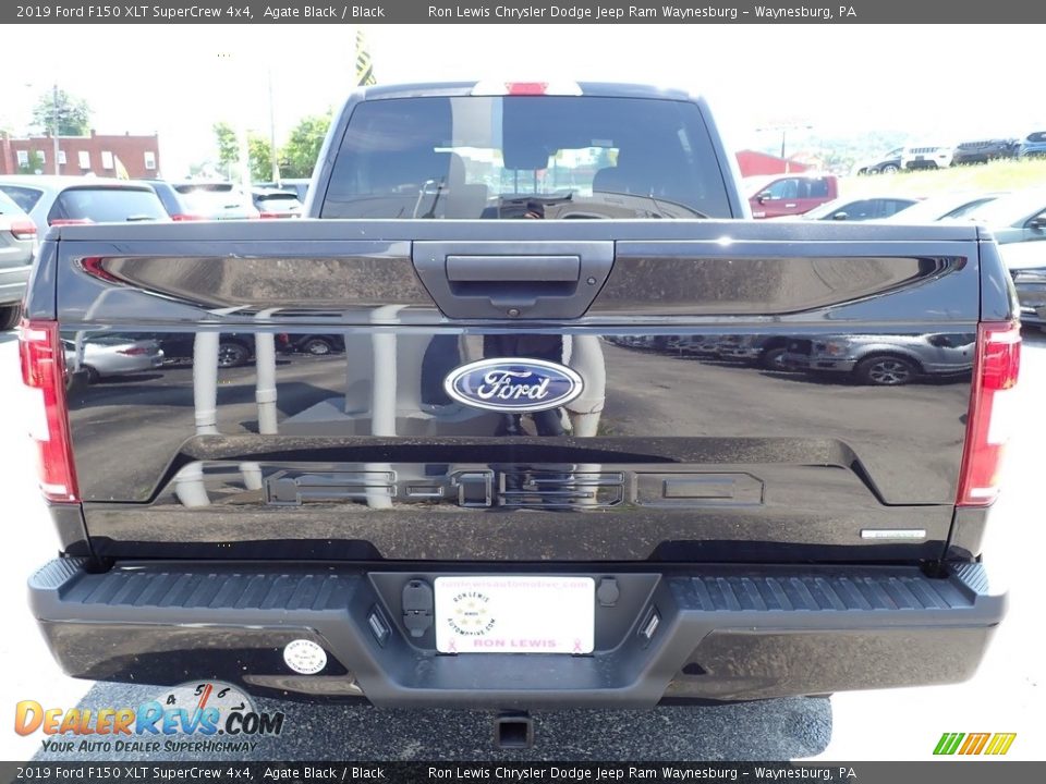 2019 Ford F150 XLT SuperCrew 4x4 Agate Black / Black Photo #4