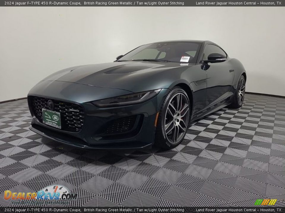 2024 Jaguar F-TYPE 450 R-Dynamic Coupe British Racing Green Metallic / Tan w/Light Oyster Stitching Photo #1