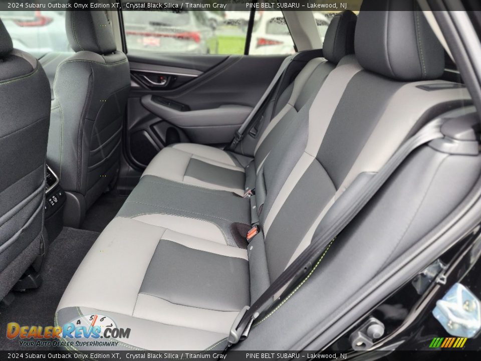 Rear Seat of 2024 Subaru Outback Onyx Edition XT Photo #6