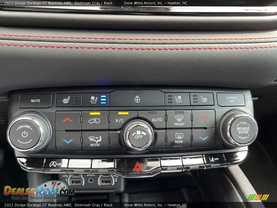 Controls of 2023 Dodge Durango GT Blacktop AWD Photo #27