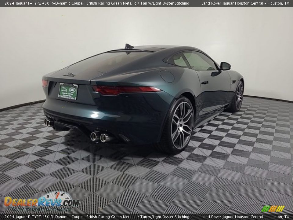 2024 Jaguar F-TYPE 450 R-Dynamic Coupe British Racing Green Metallic / Tan w/Light Oyster Stitching Photo #2