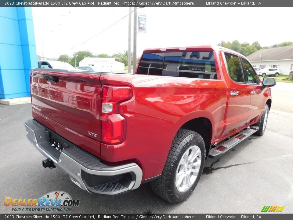 2023 Chevrolet Silverado 1500 LTZ Crew Cab 4x4 Radiant Red Tintcoat / Gideon/Very Dark Atmosphere Photo #10