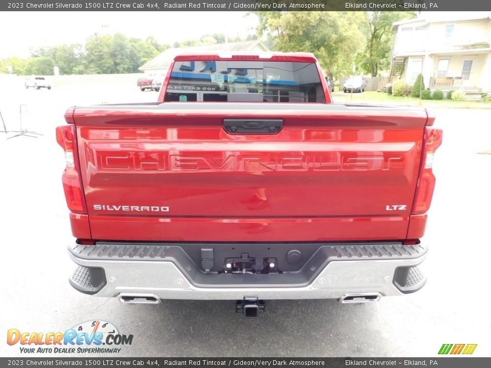 2023 Chevrolet Silverado 1500 LTZ Crew Cab 4x4 Radiant Red Tintcoat / Gideon/Very Dark Atmosphere Photo #11