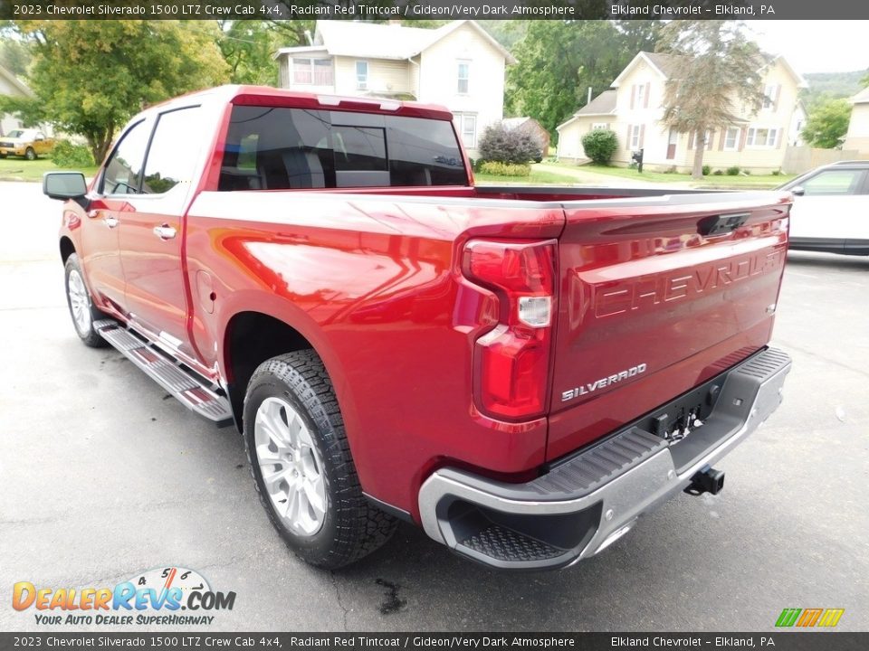 2023 Chevrolet Silverado 1500 LTZ Crew Cab 4x4 Radiant Red Tintcoat / Gideon/Very Dark Atmosphere Photo #12