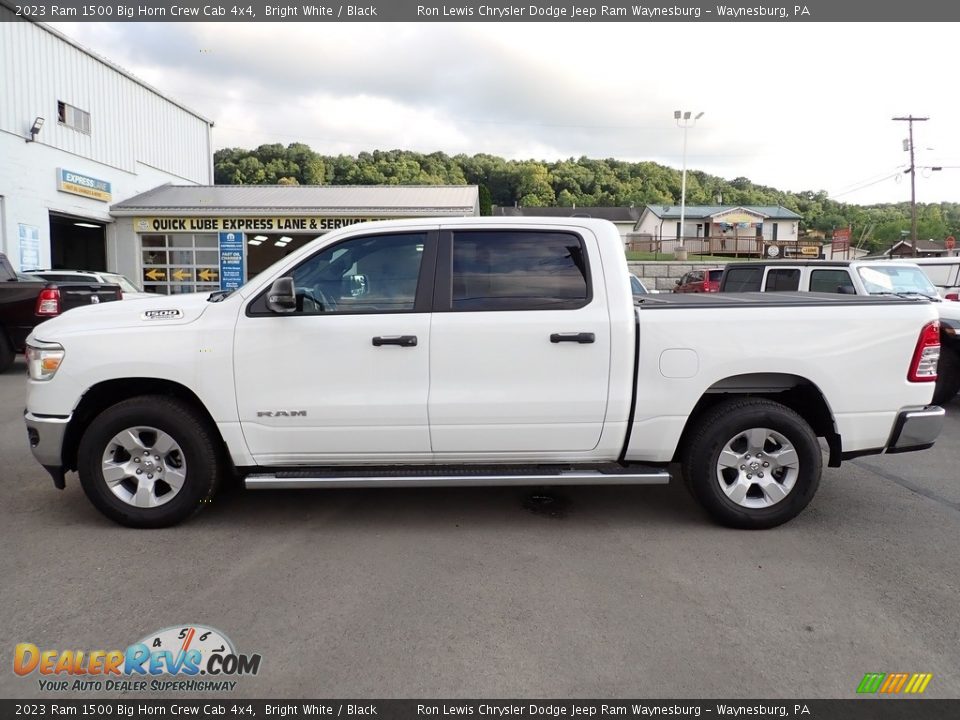 2023 Ram 1500 Big Horn Crew Cab 4x4 Bright White / Black Photo #2