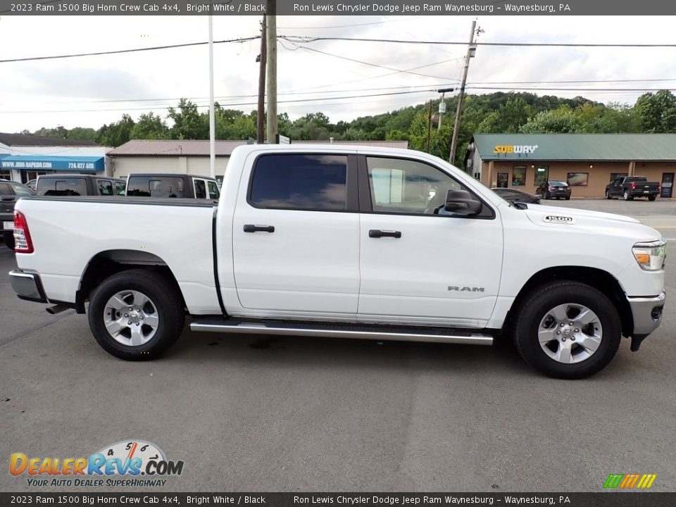 2023 Ram 1500 Big Horn Crew Cab 4x4 Bright White / Black Photo #7