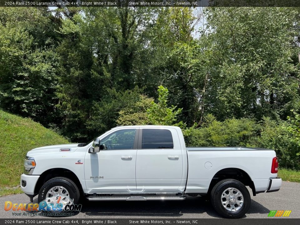 Bright White 2024 Ram 2500 Laramie Crew Cab 4x4 Photo #1