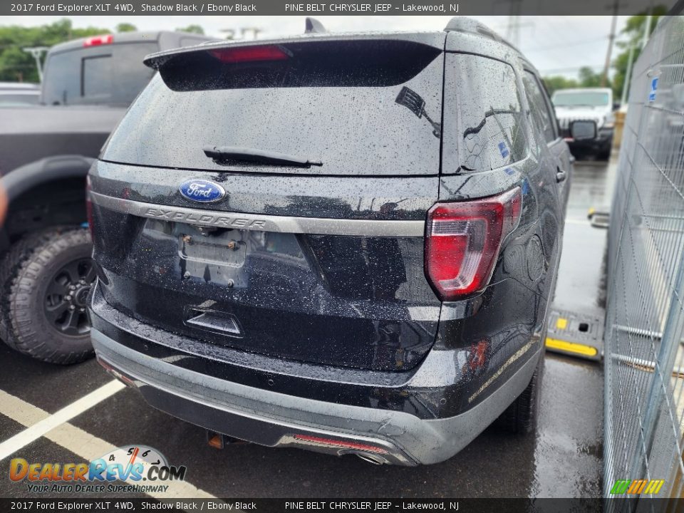 2017 Ford Explorer XLT 4WD Shadow Black / Ebony Black Photo #4