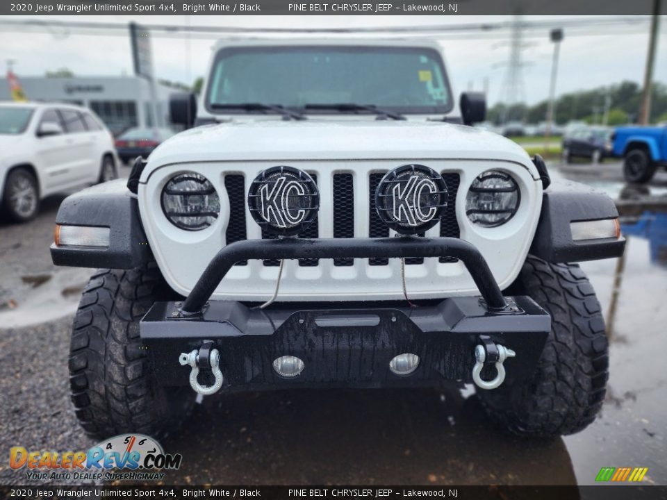 2020 Jeep Wrangler Unlimited Sport 4x4 Bright White / Black Photo #2