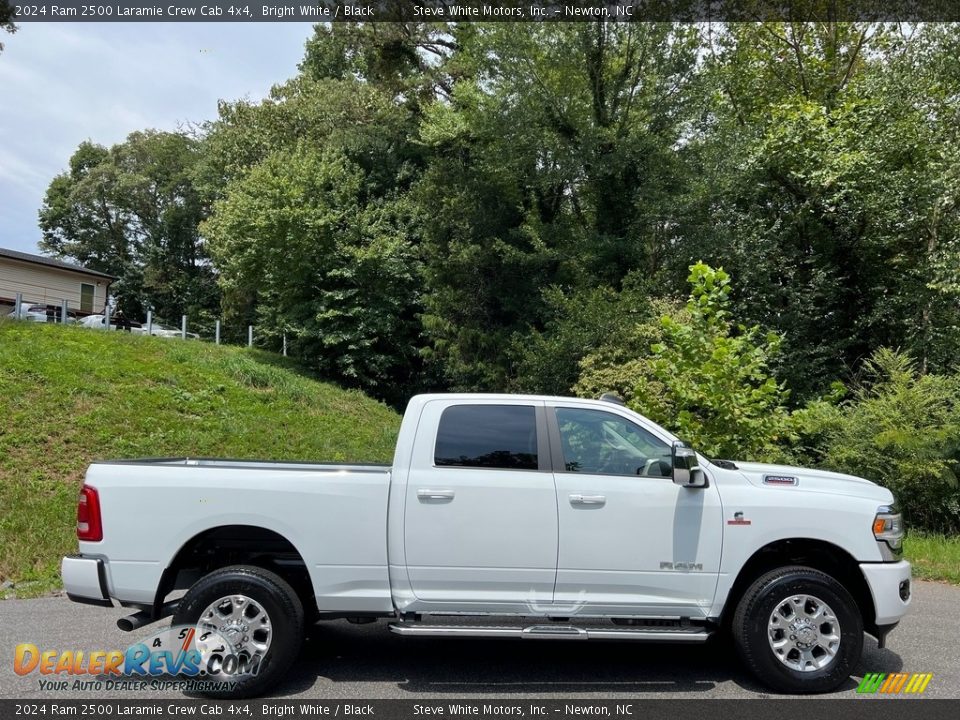 Bright White 2024 Ram 2500 Laramie Crew Cab 4x4 Photo #5