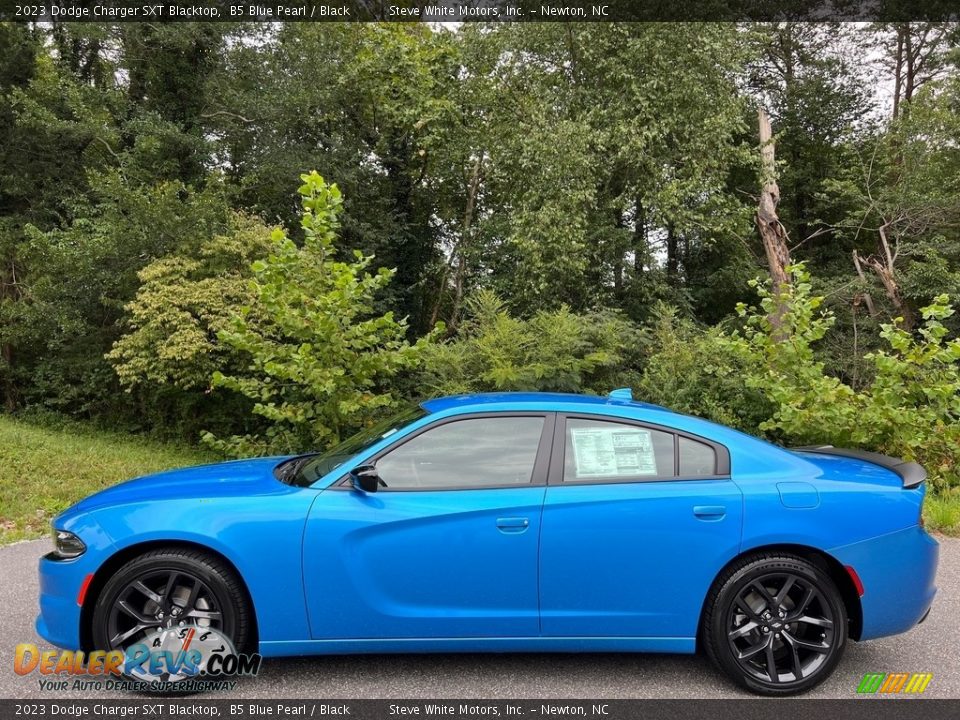 B5 Blue Pearl 2023 Dodge Charger SXT Blacktop Photo #1