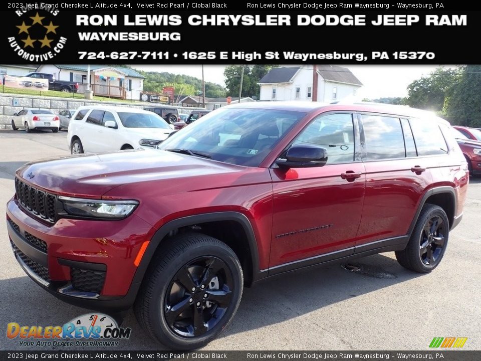 2023 Jeep Grand Cherokee L Altitude 4x4 Velvet Red Pearl / Global Black Photo #1