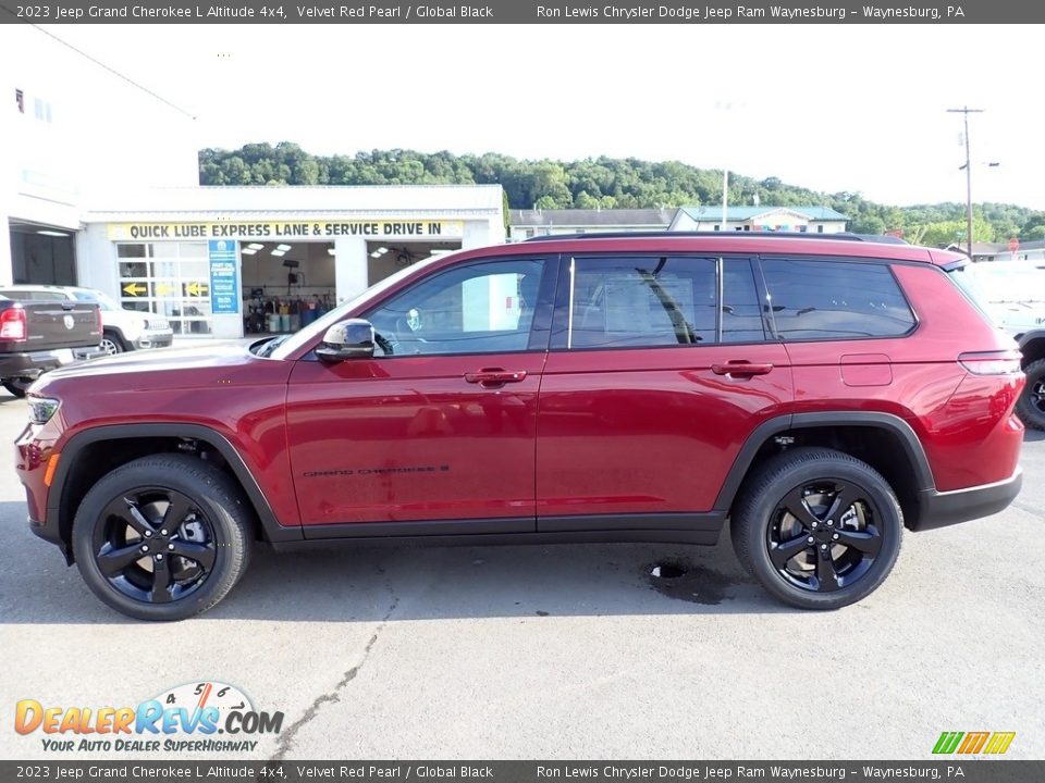 2023 Jeep Grand Cherokee L Altitude 4x4 Velvet Red Pearl / Global Black Photo #2