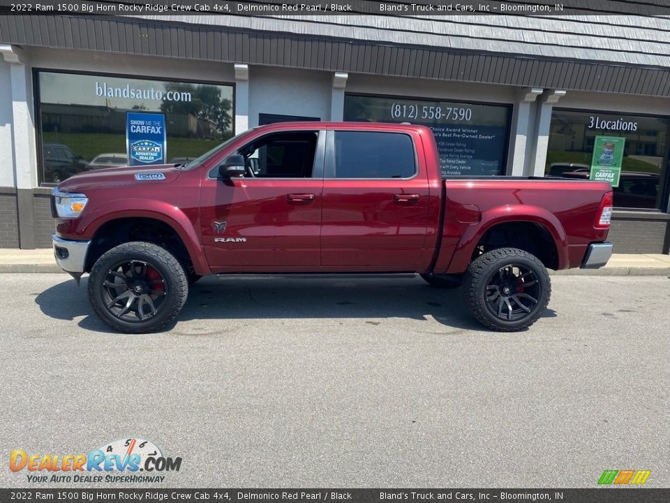 2022 Ram 1500 Big Horn Rocky Ridge Crew Cab 4x4 Delmonico Red Pearl / Black Photo #1