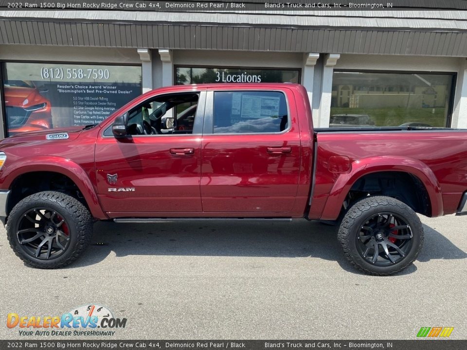 2022 Ram 1500 Big Horn Rocky Ridge Crew Cab 4x4 Delmonico Red Pearl / Black Photo #11