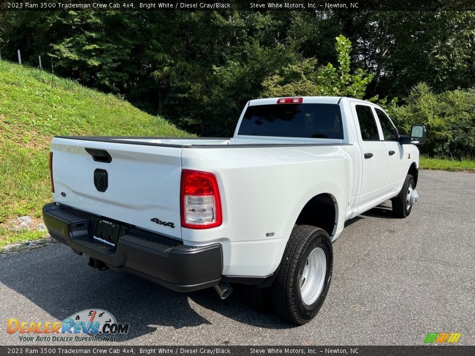 2023 Ram 3500 Tradesman Crew Cab 4x4 Bright White / Diesel Gray/Black Photo #6