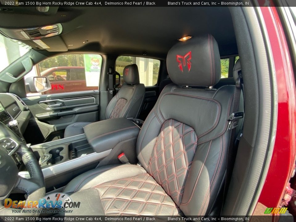 Black Interior - 2022 Ram 1500 Big Horn Rocky Ridge Crew Cab 4x4 Photo #26