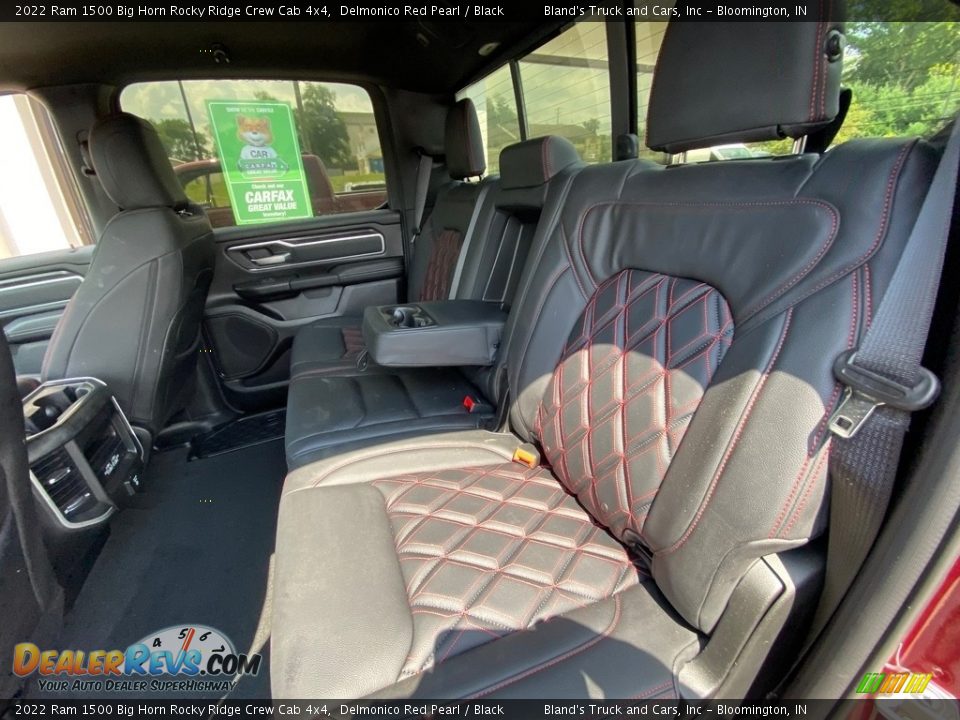 Rear Seat of 2022 Ram 1500 Big Horn Rocky Ridge Crew Cab 4x4 Photo #27