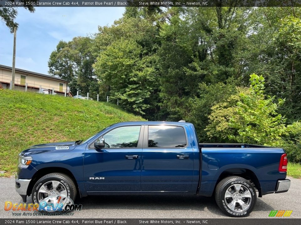 Patriot Blue Pearl 2024 Ram 1500 Laramie Crew Cab 4x4 Photo #1