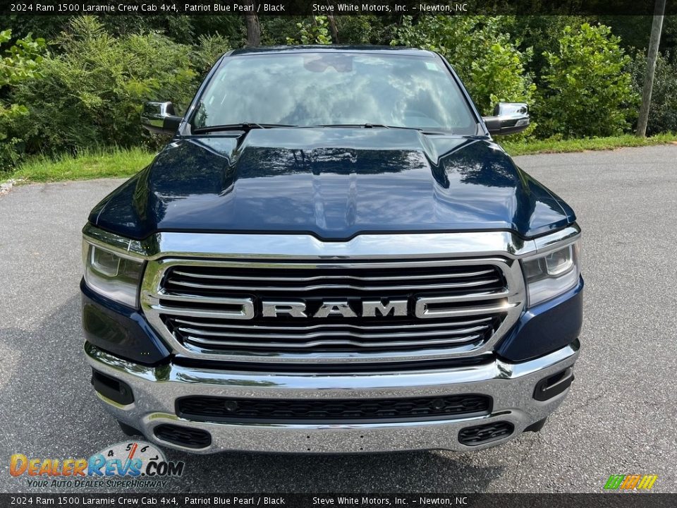 2024 Ram 1500 Laramie Crew Cab 4x4 Patriot Blue Pearl / Black Photo #3