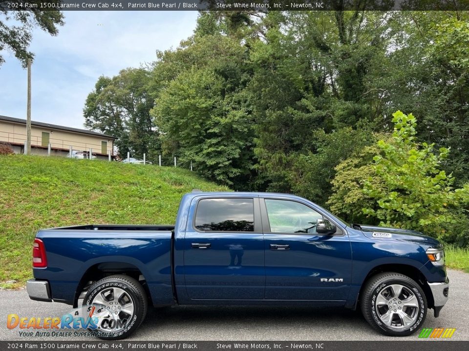 Patriot Blue Pearl 2024 Ram 1500 Laramie Crew Cab 4x4 Photo #5