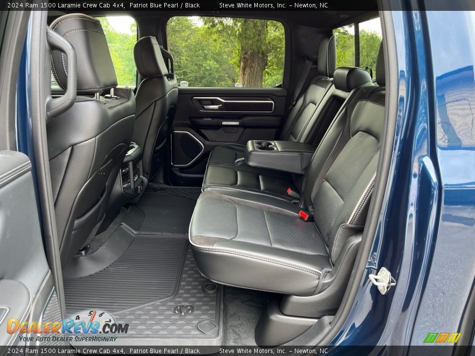 Rear Seat of 2024 Ram 1500 Laramie Crew Cab 4x4 Photo #15