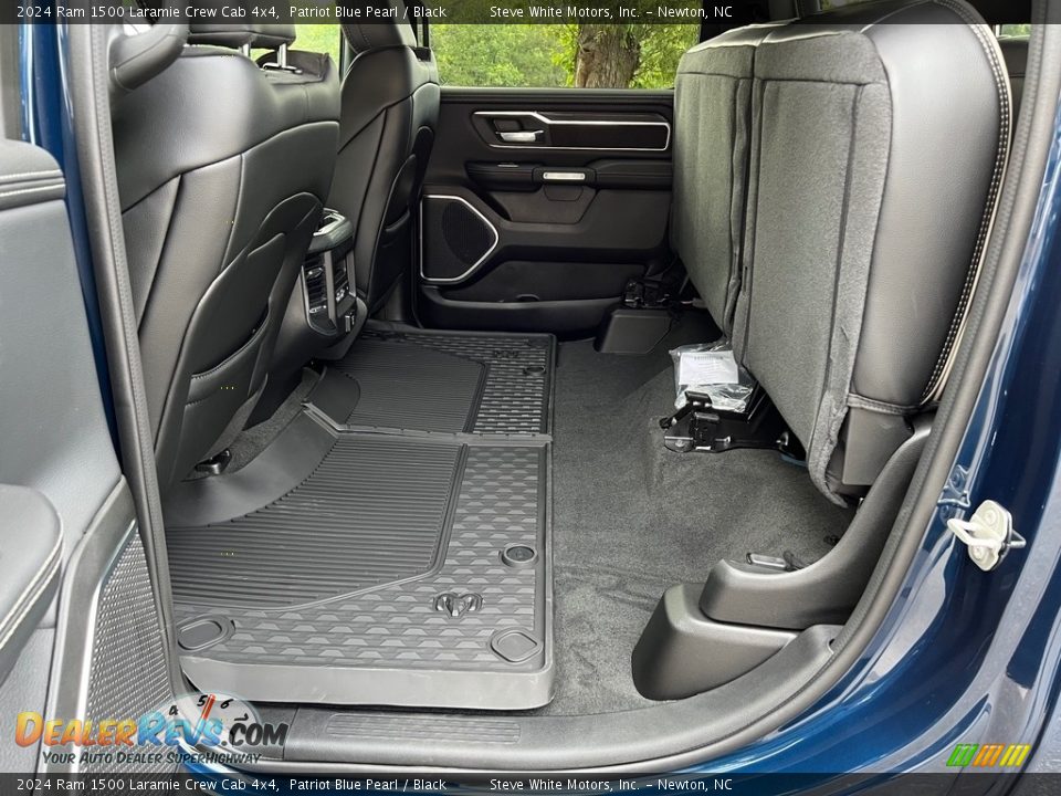 Rear Seat of 2024 Ram 1500 Laramie Crew Cab 4x4 Photo #16