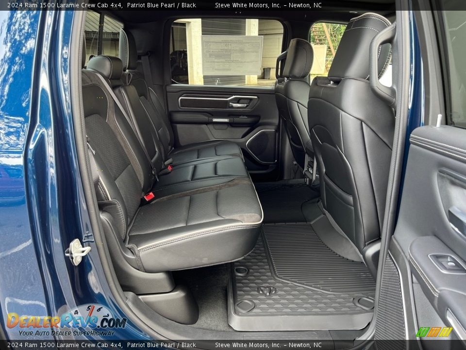 Rear Seat of 2024 Ram 1500 Laramie Crew Cab 4x4 Photo #18