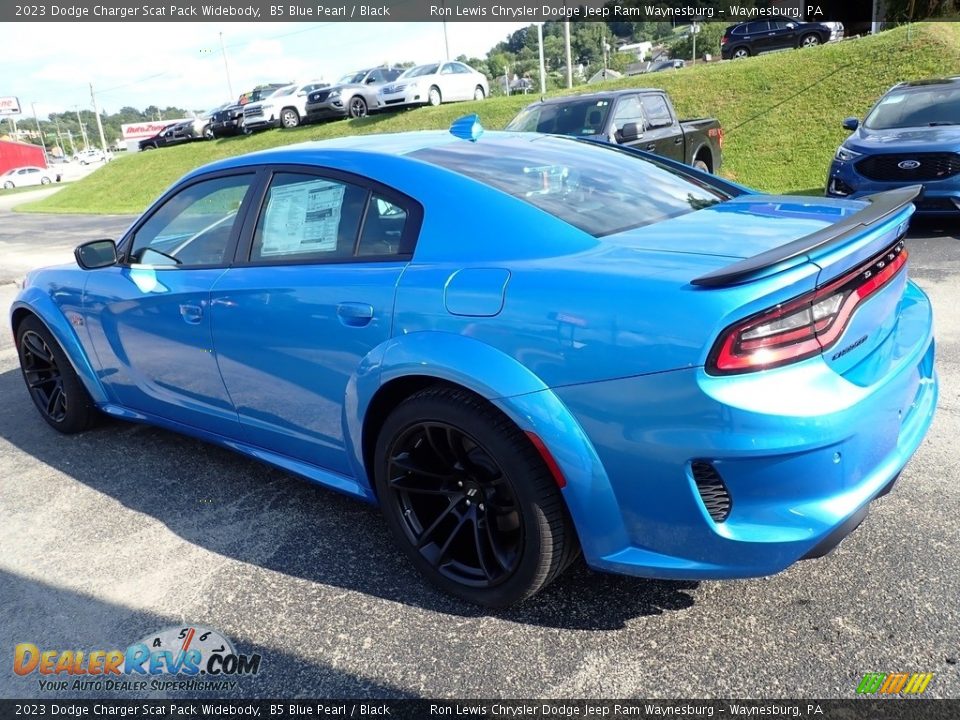 2023 Dodge Charger Scat Pack Widebody B5 Blue Pearl / Black Photo #3