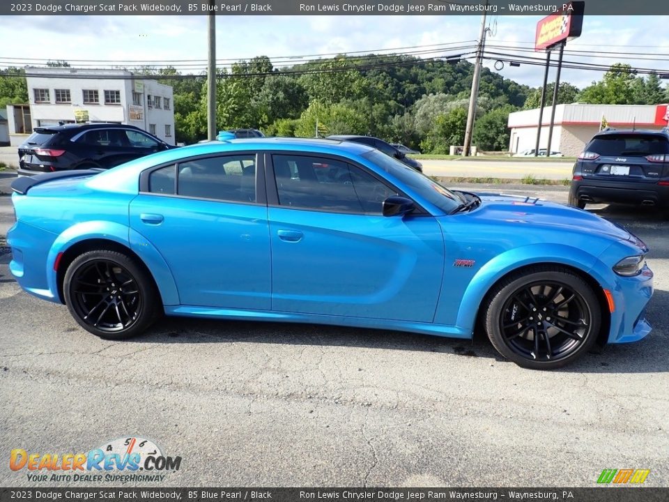 2023 Dodge Charger Scat Pack Widebody B5 Blue Pearl / Black Photo #7
