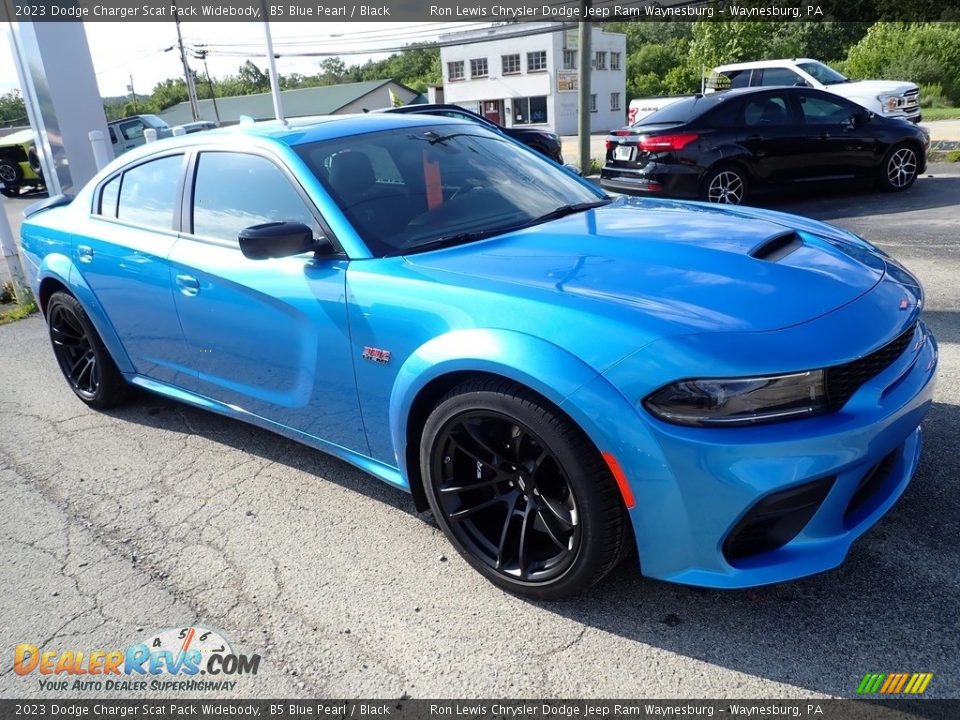 2023 Dodge Charger Scat Pack Widebody B5 Blue Pearl / Black Photo #8
