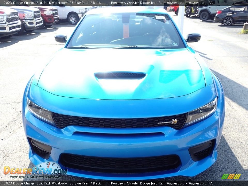 2023 Dodge Charger Scat Pack Widebody B5 Blue Pearl / Black Photo #9