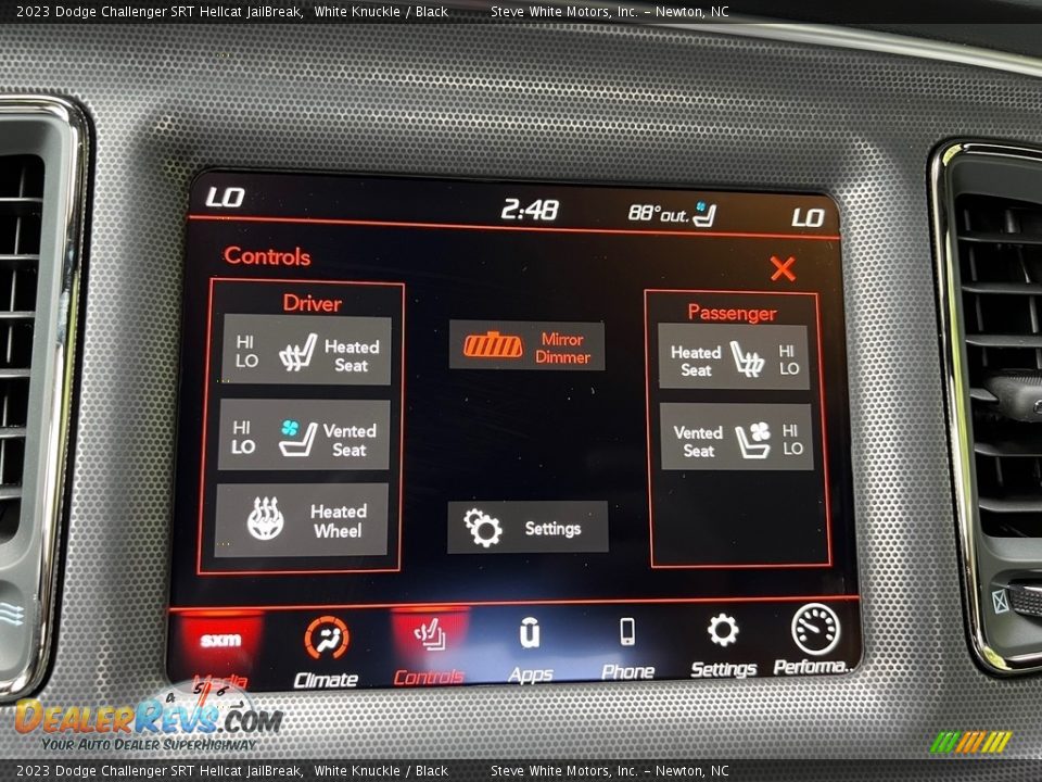 Controls of 2023 Dodge Challenger SRT Hellcat JailBreak Photo #25