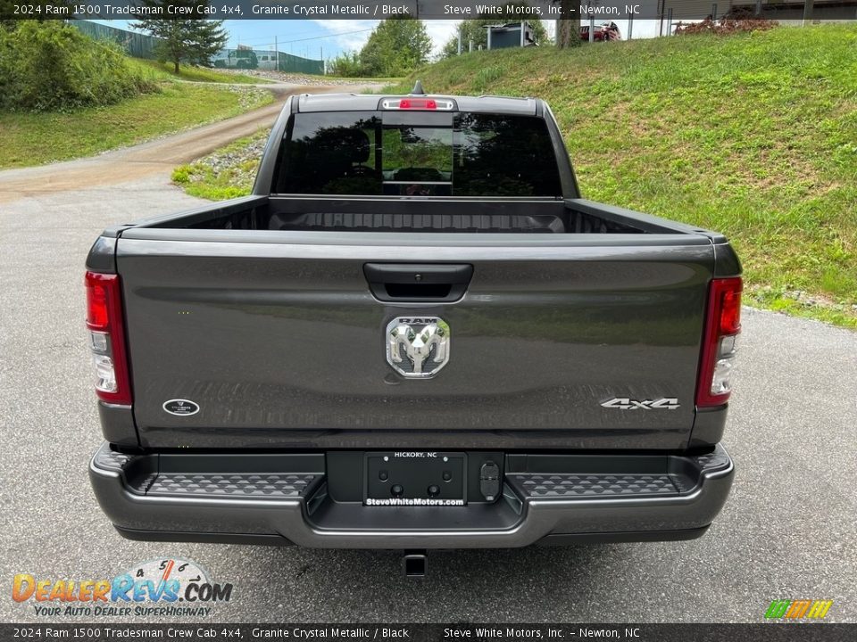 2024 Ram 1500 Tradesman Crew Cab 4x4 Granite Crystal Metallic / Black Photo #7