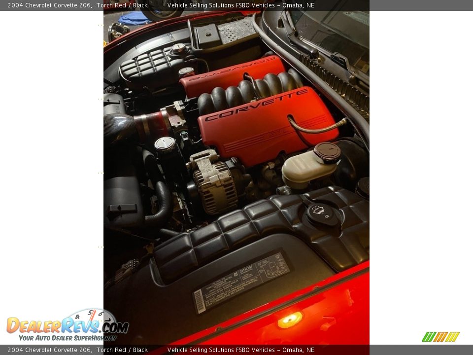 2004 Chevrolet Corvette Z06 Torch Red / Black Photo #9