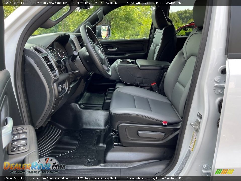 Front Seat of 2024 Ram 1500 Tradesman Crew Cab 4x4 Photo #12