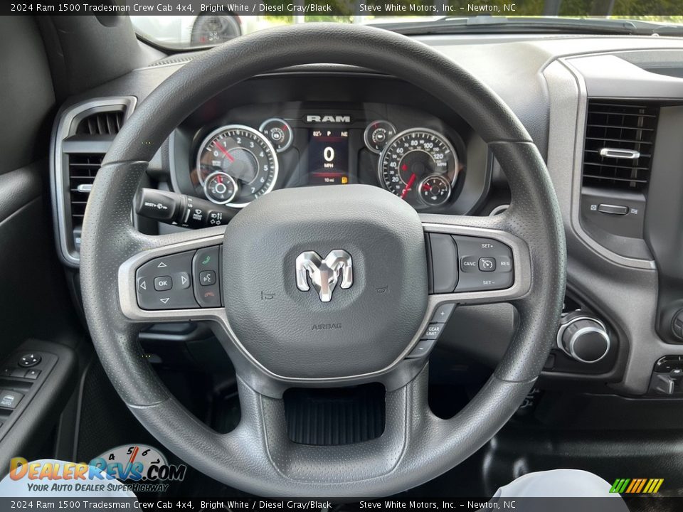 2024 Ram 1500 Tradesman Crew Cab 4x4 Steering Wheel Photo #17