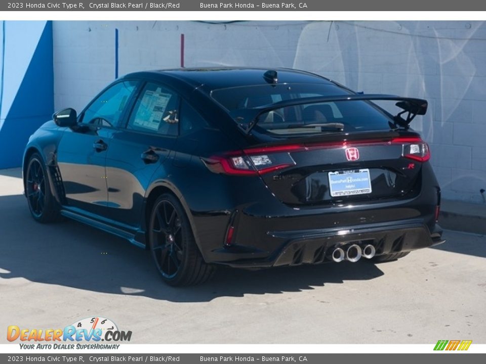 2023 Honda Civic Type R Crystal Black Pearl / Black/Red Photo #2