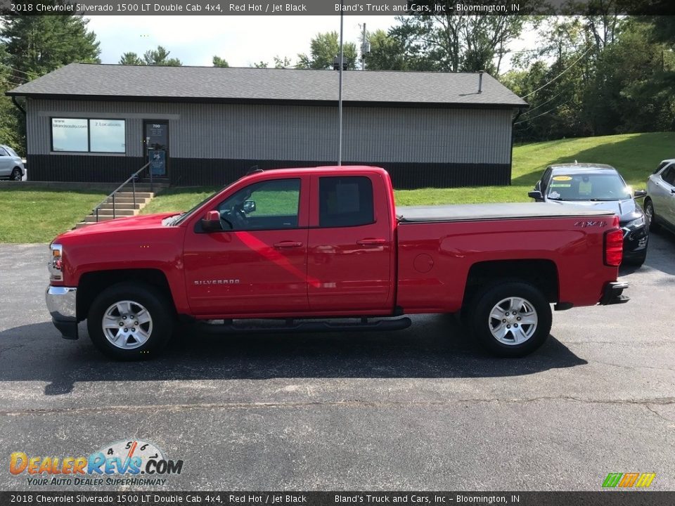 2018 Chevrolet Silverado 1500 LT Double Cab 4x4 Red Hot / Jet Black Photo #1