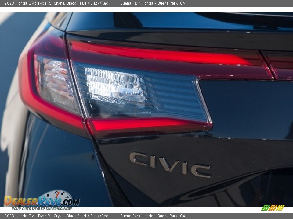 2023 Honda Civic Type R Crystal Black Pearl / Black/Red Photo #8