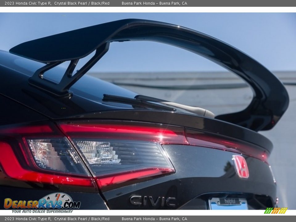 2023 Honda Civic Type R Crystal Black Pearl / Black/Red Photo #10