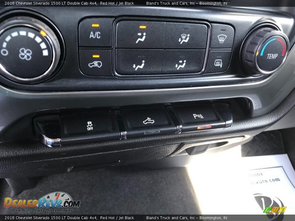 2018 Chevrolet Silverado 1500 LT Double Cab 4x4 Red Hot / Jet Black Photo #22