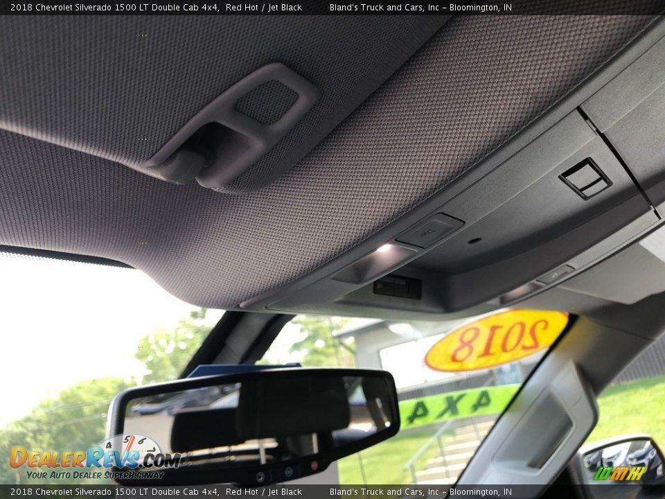 2018 Chevrolet Silverado 1500 LT Double Cab 4x4 Red Hot / Jet Black Photo #23