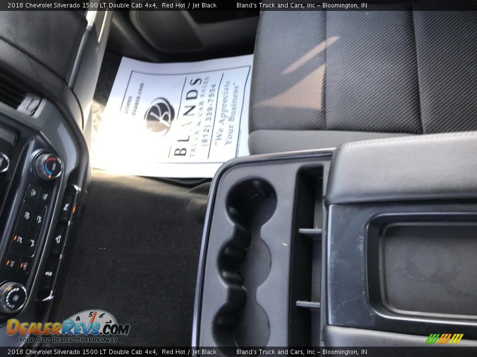 2018 Chevrolet Silverado 1500 LT Double Cab 4x4 Red Hot / Jet Black Photo #24