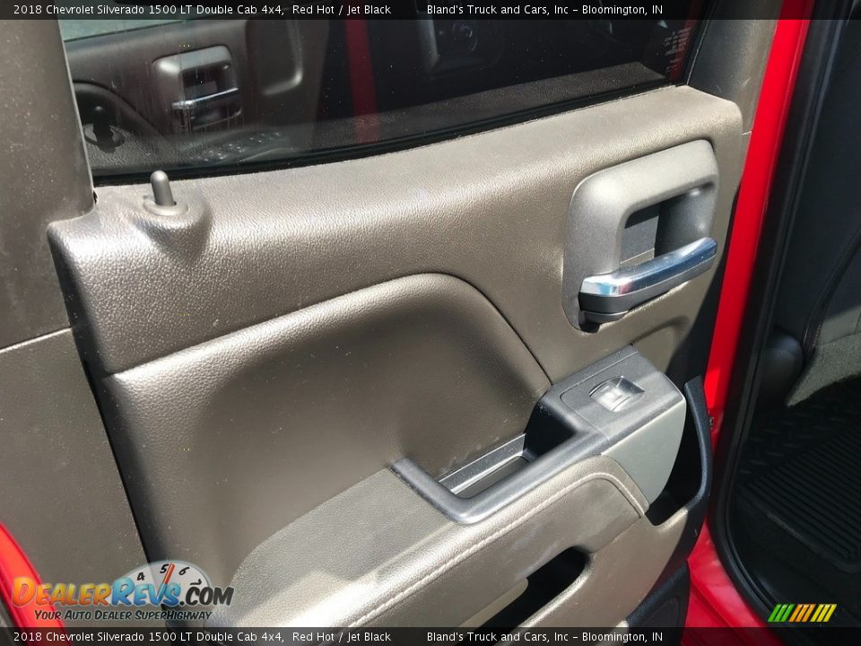 2018 Chevrolet Silverado 1500 LT Double Cab 4x4 Red Hot / Jet Black Photo #26