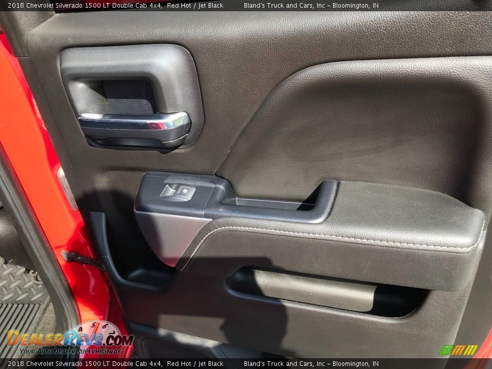 2018 Chevrolet Silverado 1500 LT Double Cab 4x4 Red Hot / Jet Black Photo #28