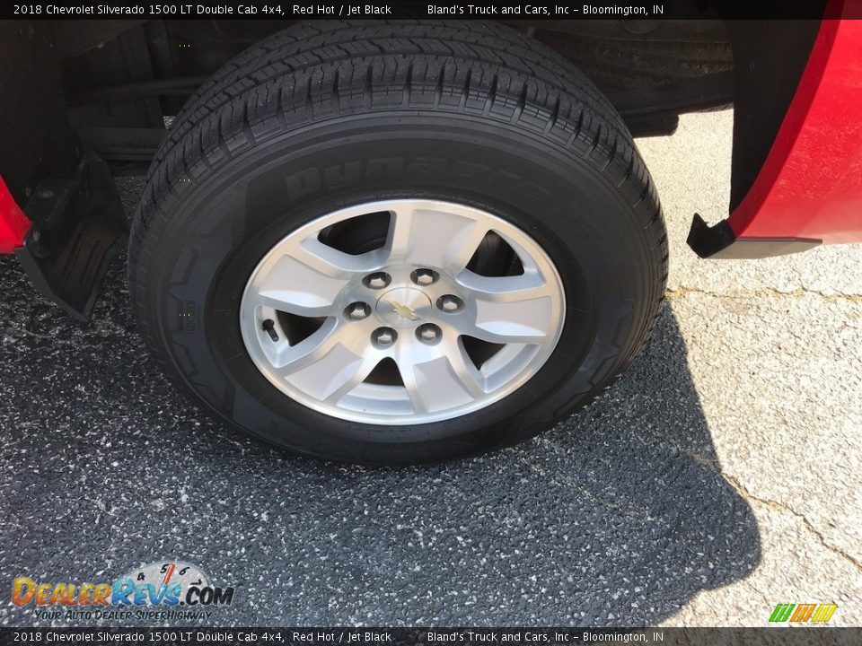 2018 Chevrolet Silverado 1500 LT Double Cab 4x4 Red Hot / Jet Black Photo #34