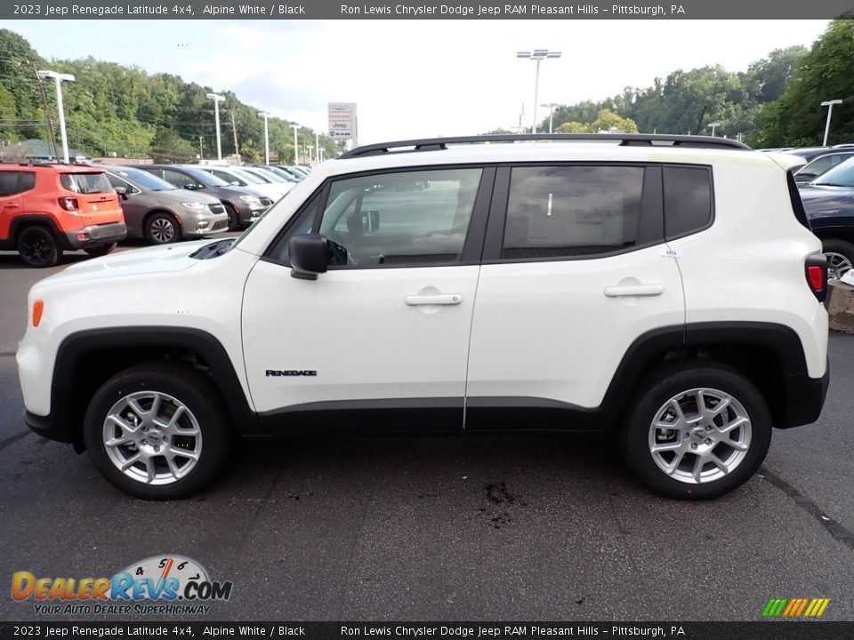 2023 Jeep Renegade Latitude 4x4 Alpine White / Black Photo #2