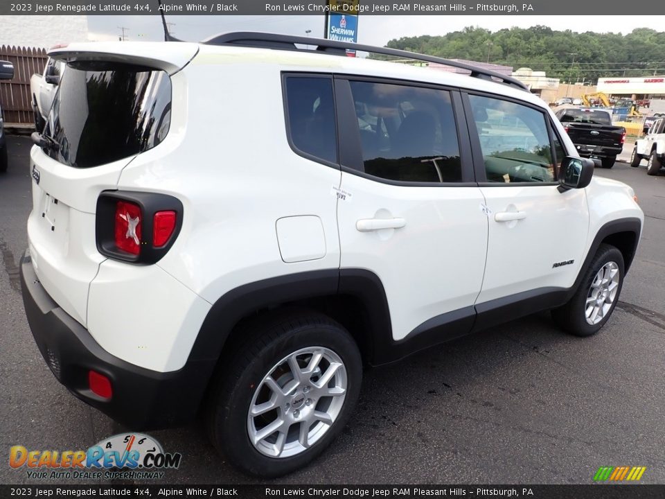 2023 Jeep Renegade Latitude 4x4 Alpine White / Black Photo #6