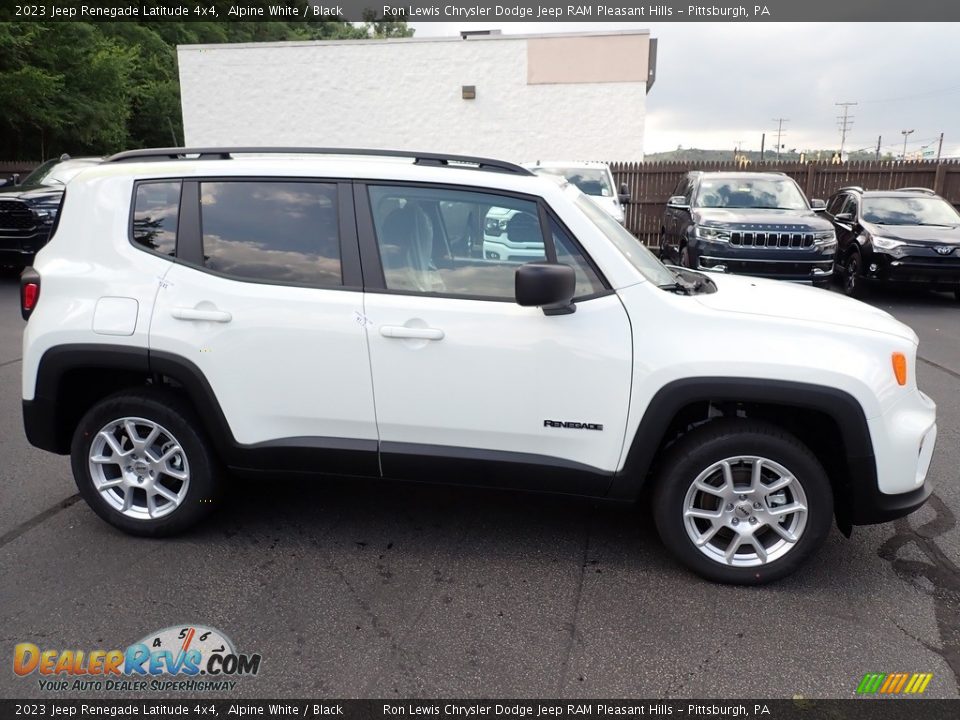 2023 Jeep Renegade Latitude 4x4 Alpine White / Black Photo #7